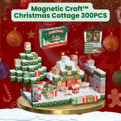 Magnetic Craft™ Christmas Cottage 300 PCS