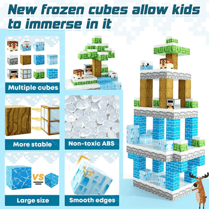 Magnetic Craft™ Snow World 100 PCS