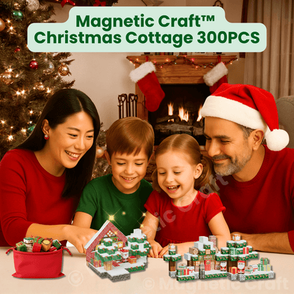Magnetic Craft™ Christmas Cottage 300 PCS