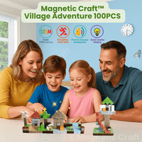 Magnetic Craft™ Village Adventure 100 PCS