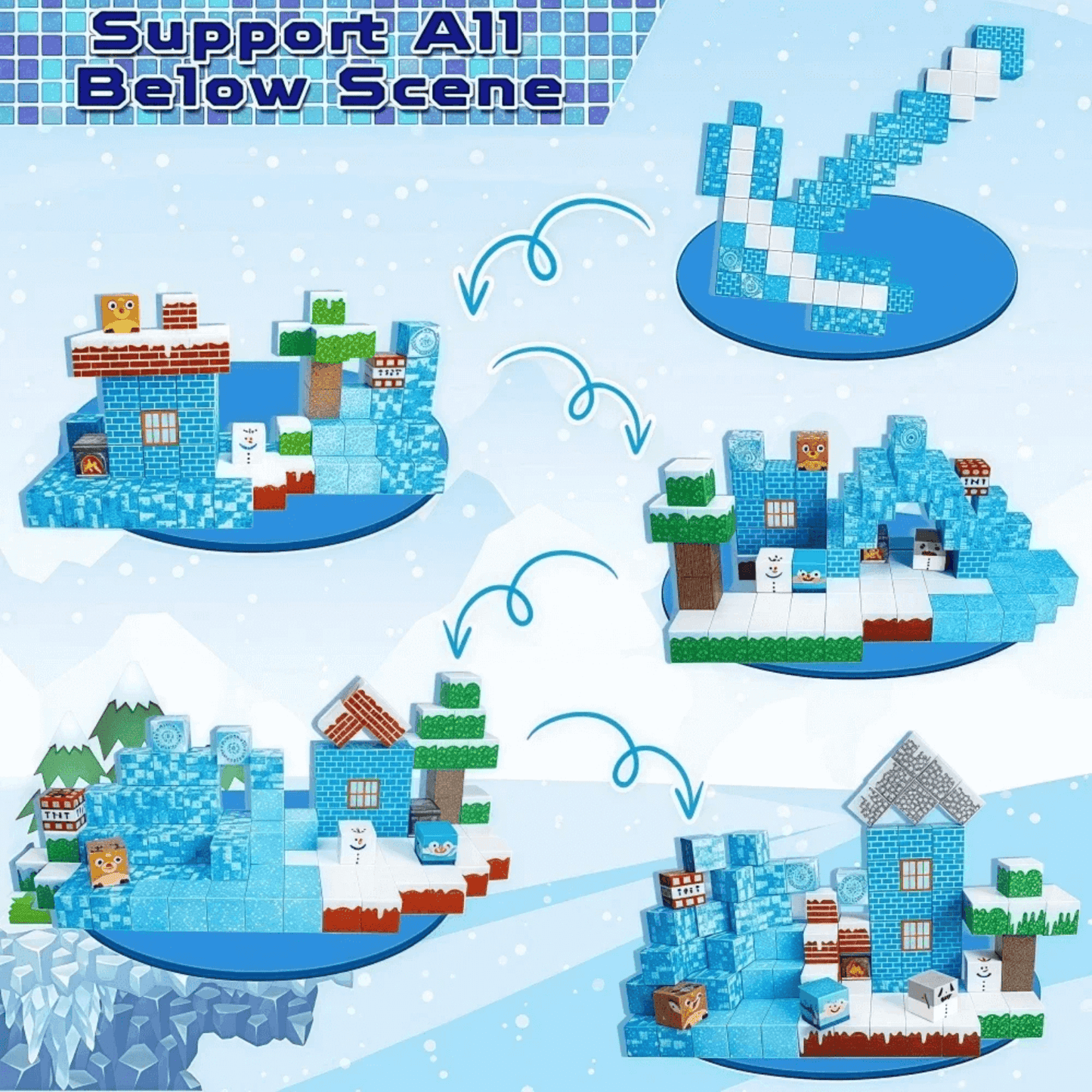 Magnetic Craft™ Frozen World 100 PCS