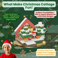 Magnetic Craft™ Christmas Cottage 300 PCS