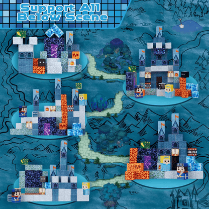 Magnetic Craft™ Blue Castle 100 PCS