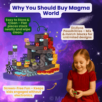 Magnetic Craft™ Magma World 100 PCS
