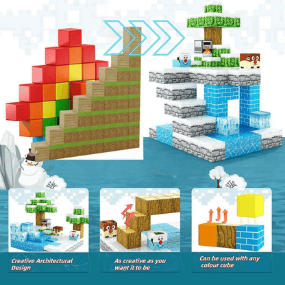 Magnetic Craft™ Snow World 100 PCS