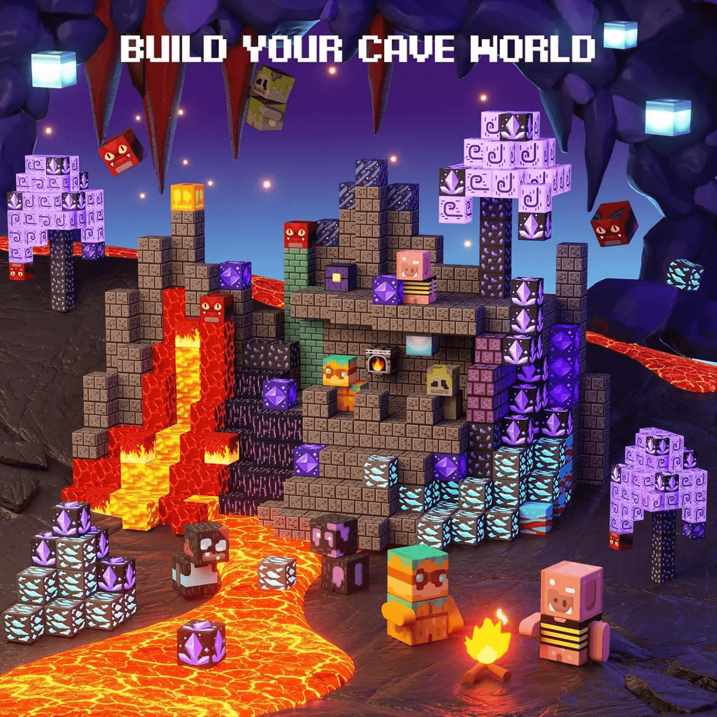 Magnetic Craft™ Magma World 100 PCS