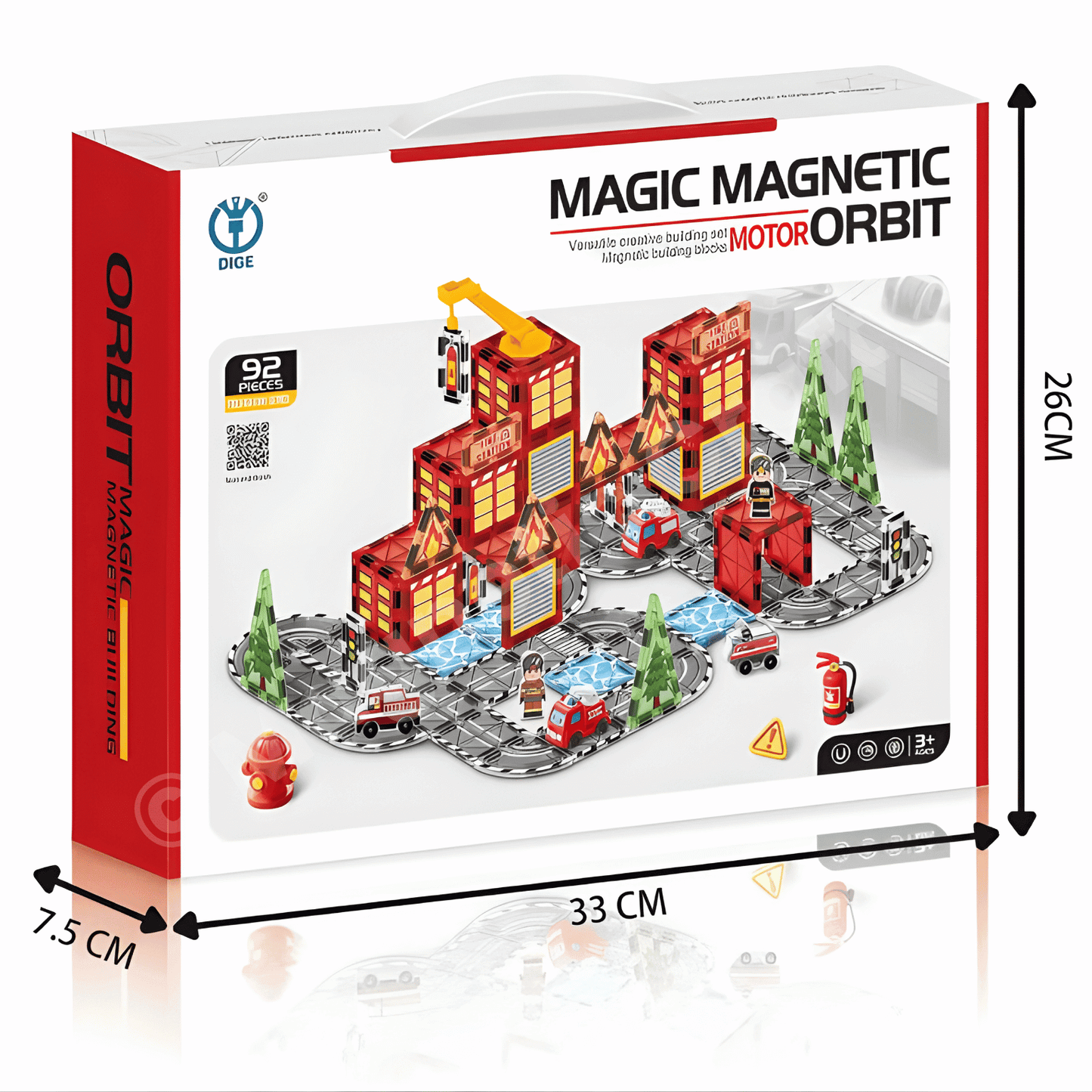 Fire Station Magnetic Tiles