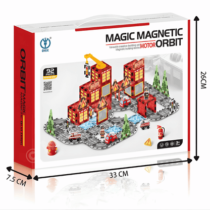 Fire Station Magnetic Tiles