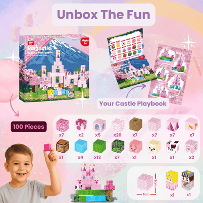 The Pink Castle 100 PCS