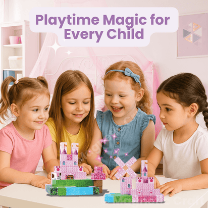 Magnetic Craft™ The Pink Castle 100 PCS
