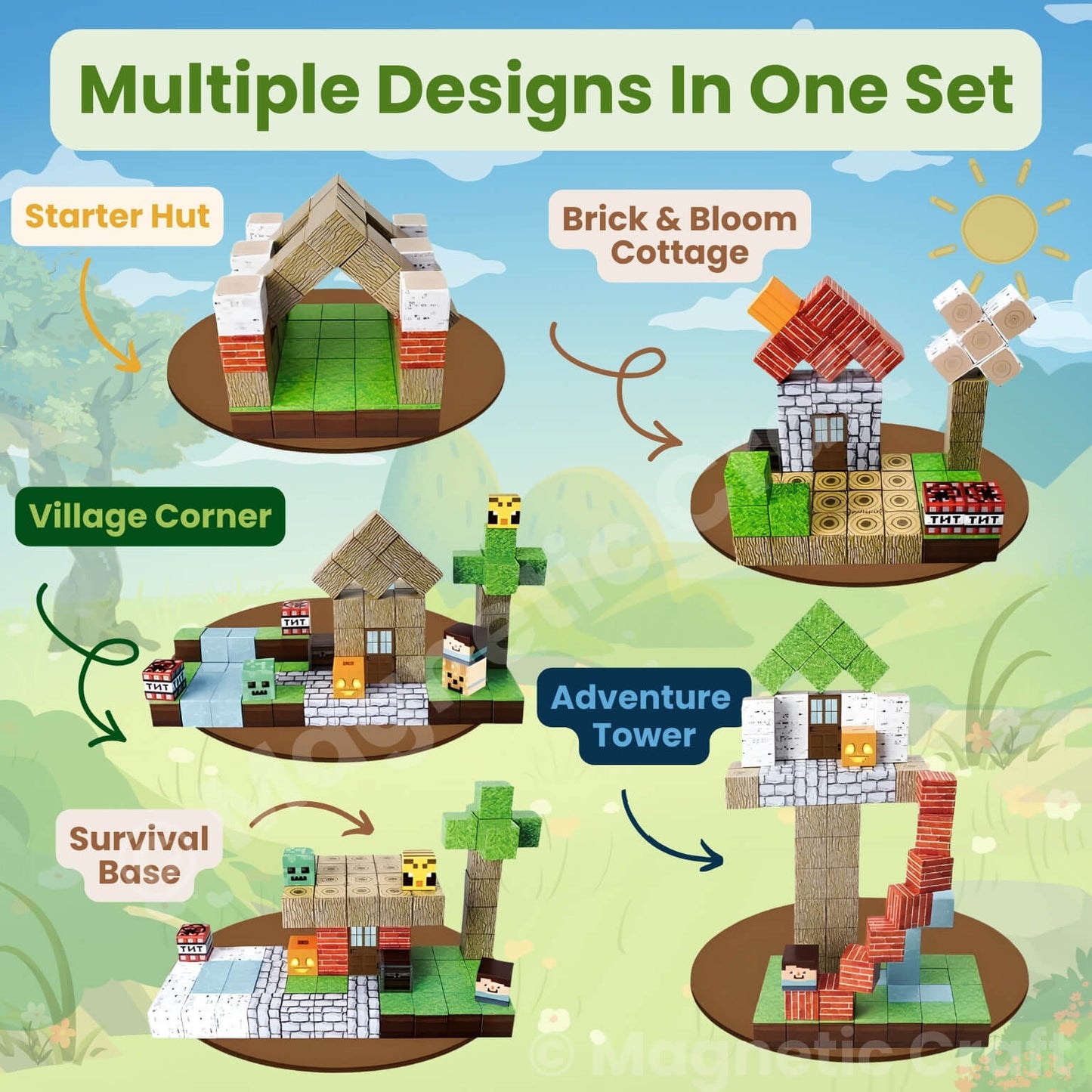 Village Adventure 100 PCS