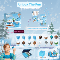 Magnetic Craft™ Snow World 100 PCS