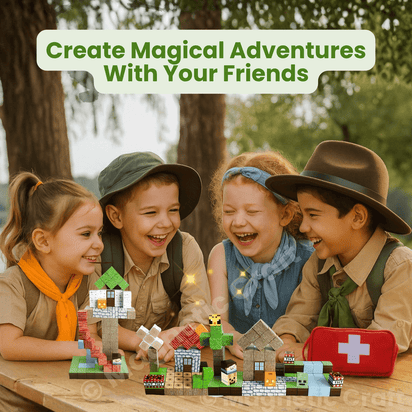 Magnetic Craft™ Village Adventure 100 PCS