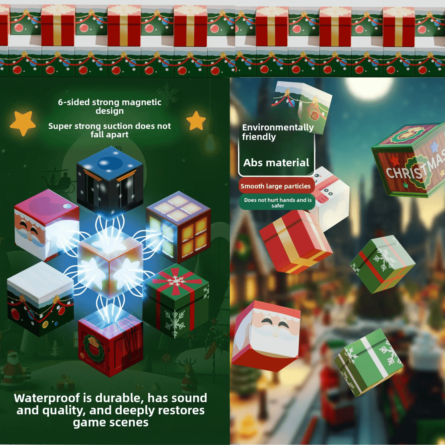 Magnetic Craft™ Christmas Cottage 300 PCS