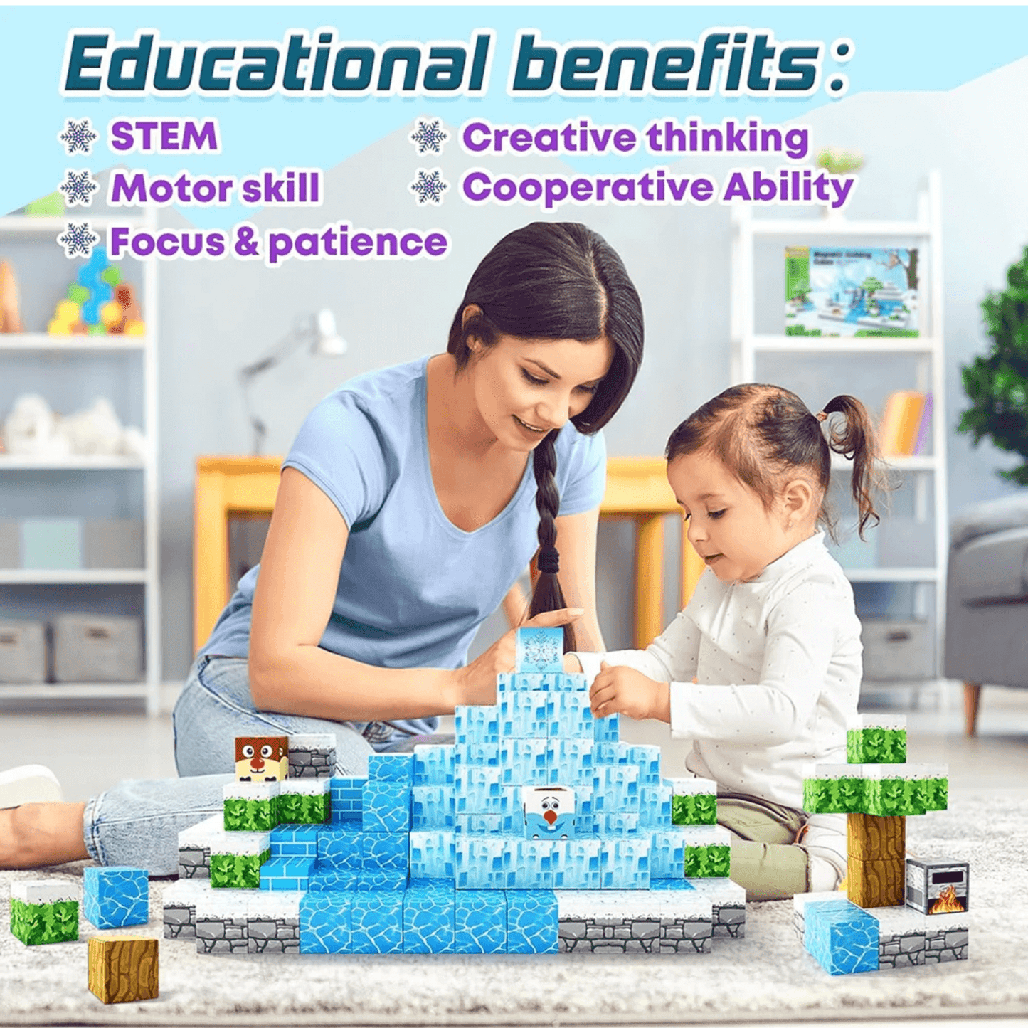 Magnetic Craft™ Frozen World 100 PCS