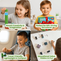 Magnetic Craft™ Village Adventure 100 PCS
