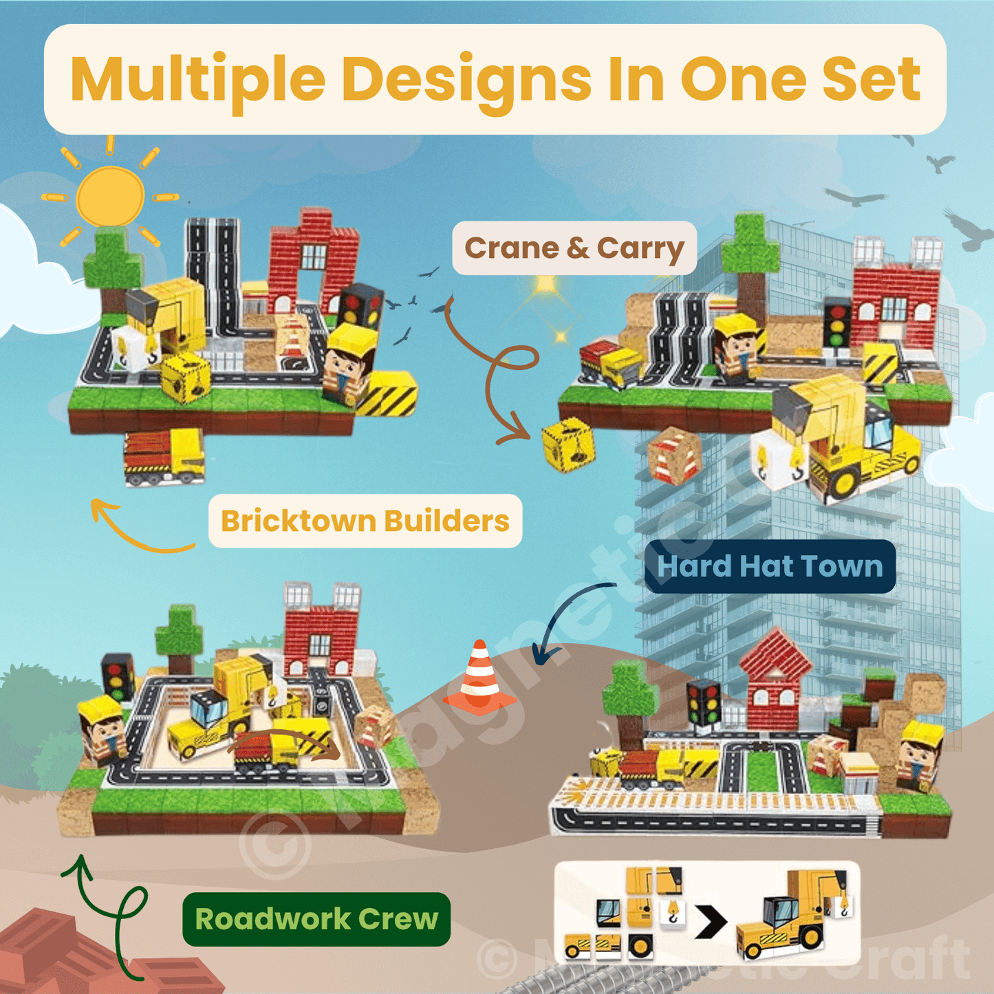 Magnetic Craft™ Builders & Bravehearts Bundle