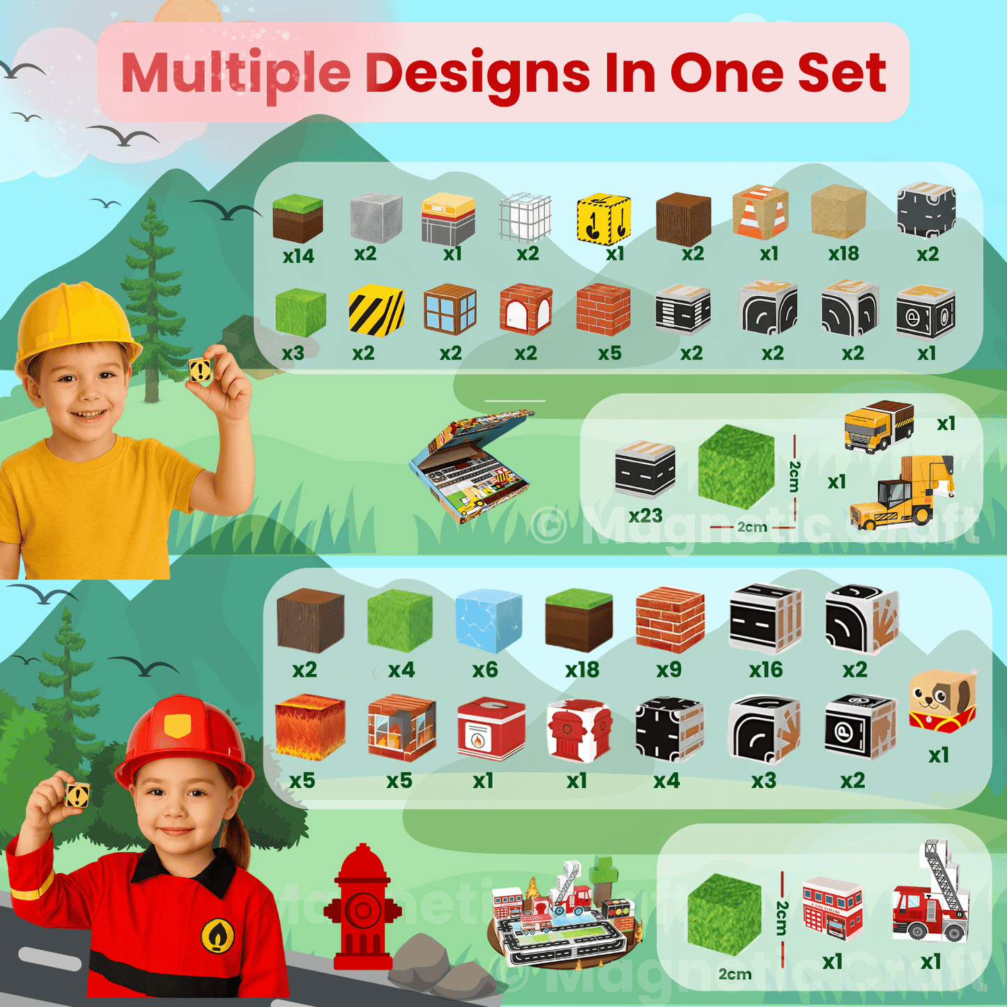 Magnetic Craft™ Builders & Bravehearts Bundle
