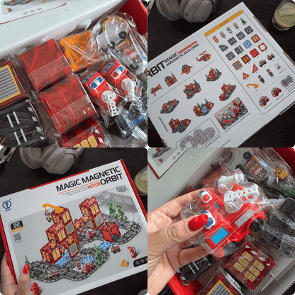 Fire Station Magnetic Tiles