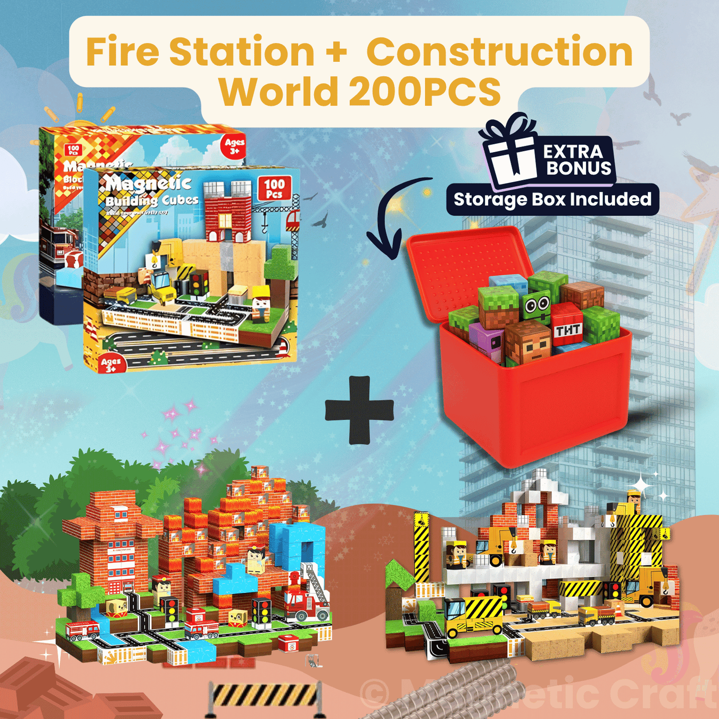 Magnetic Craft™ Builders & Bravehearts Bundle