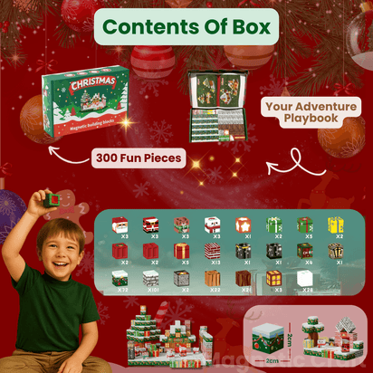 Magnetic Craft™ Christmas Cottage 300 PCS