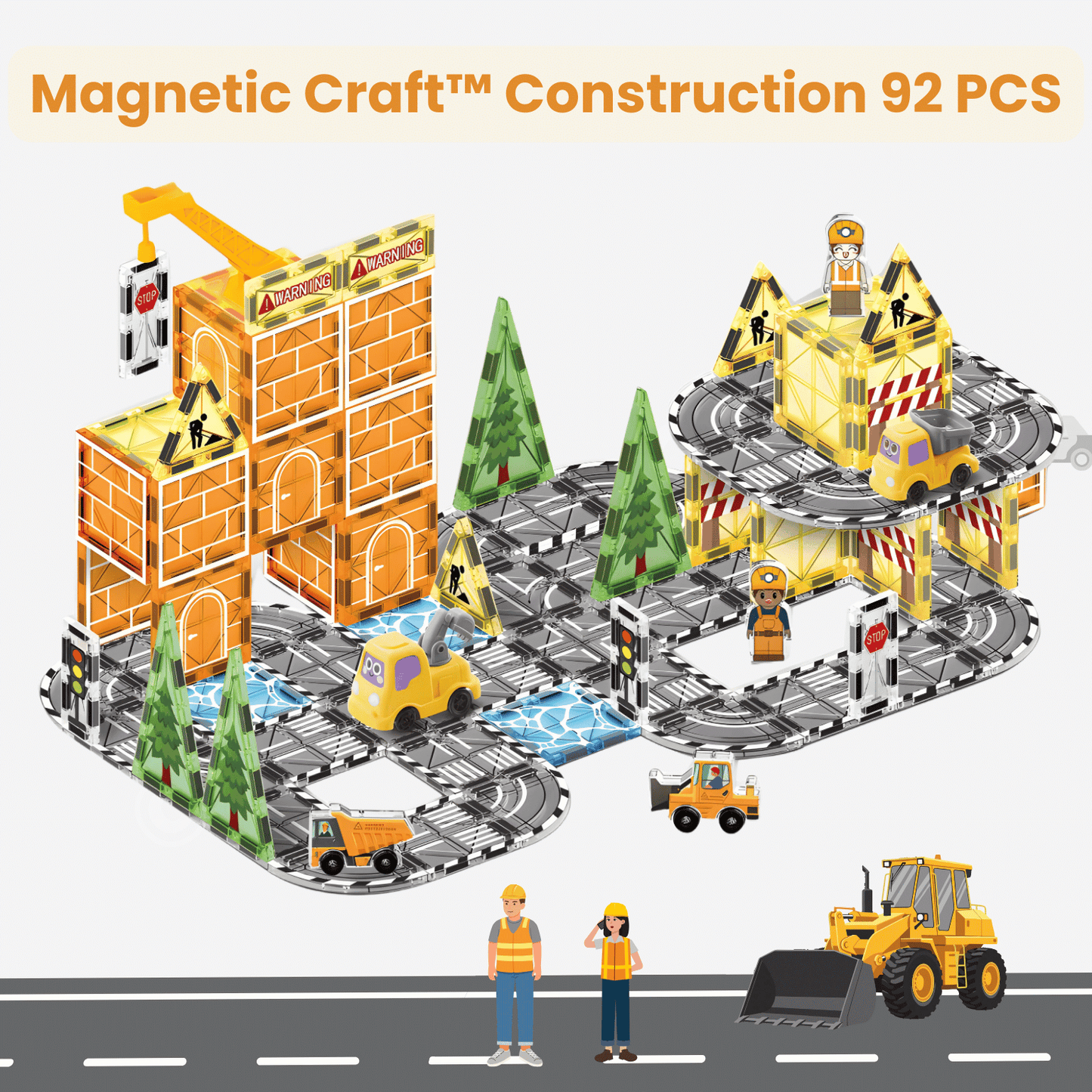 Construction World Magnetic Tiles