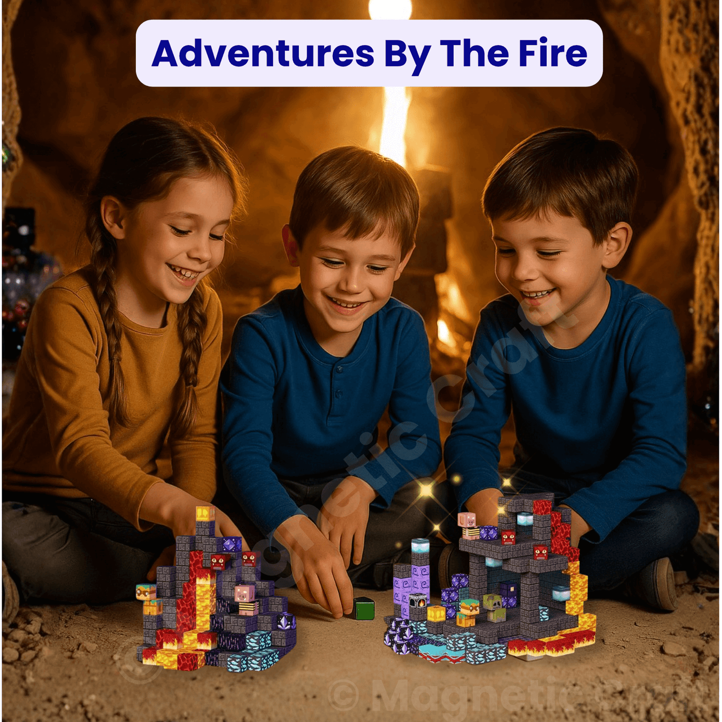 Magnetic Craft™ Magma World 100 PCS