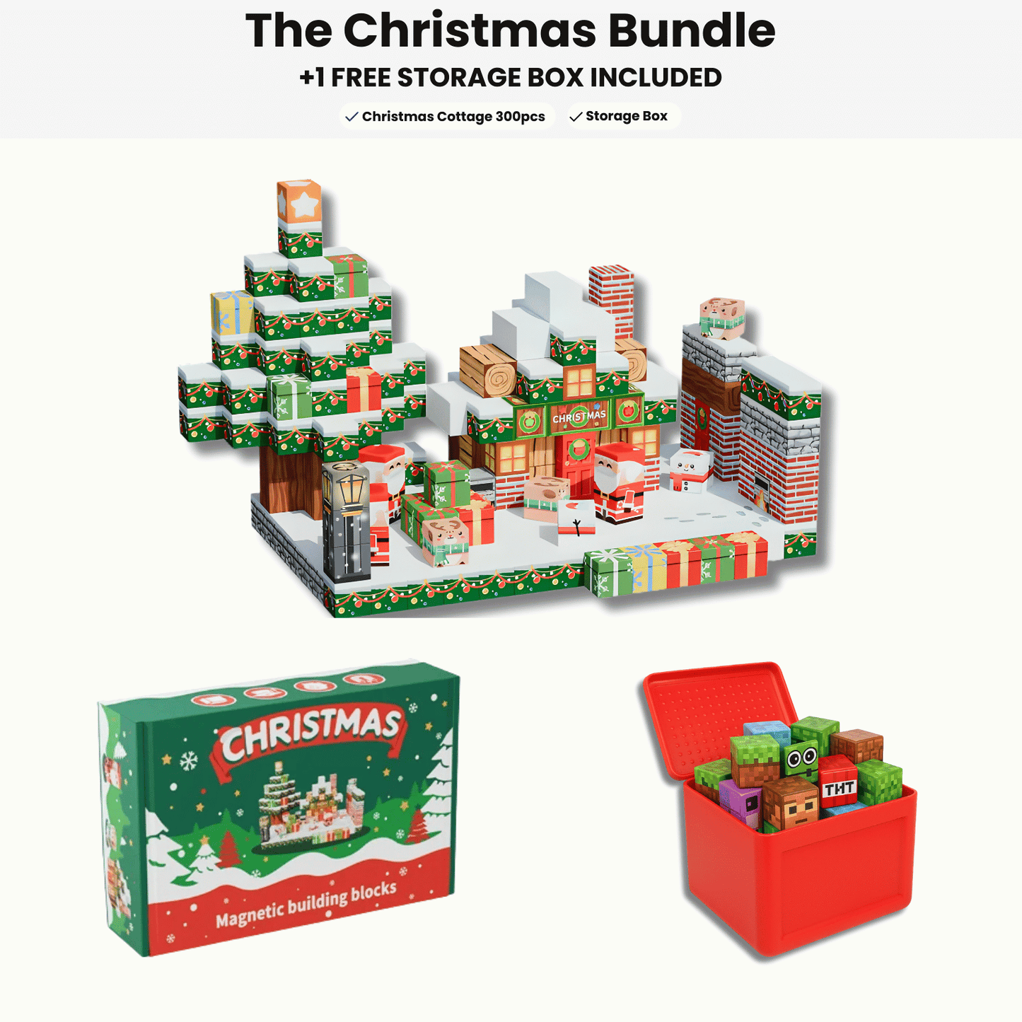 Christmas Cottage Bundle + Storage Box
