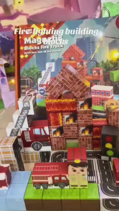 Fire Station World 100 PCS