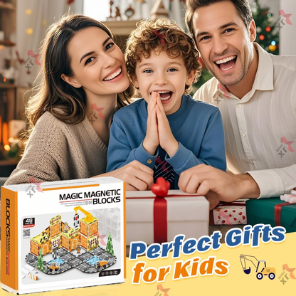 The Braves & Builders Bundle Magnetic Tiles